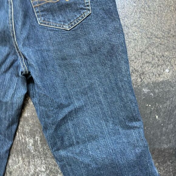 St John's Bay Women's Straight-Leg Stretch Jeans Blue Size 10P Used Stains - Picture 12 of 15